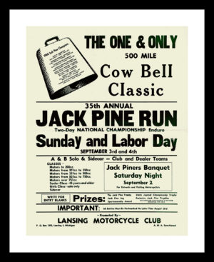 Framed Vintage Print - 1960 Jack Pine Poster